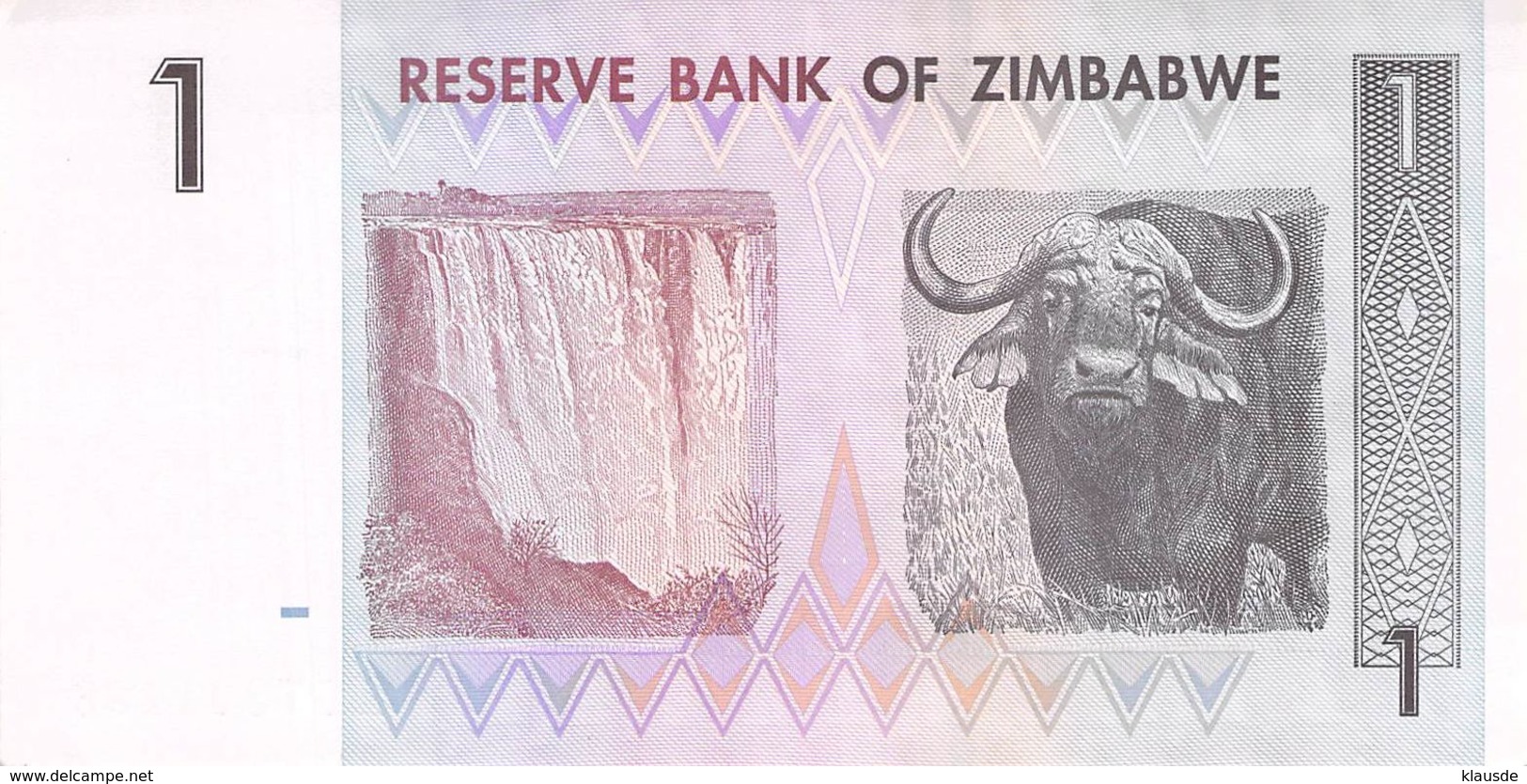 One Dollar Zimbawe 2007 UNC - Autres - Afrique