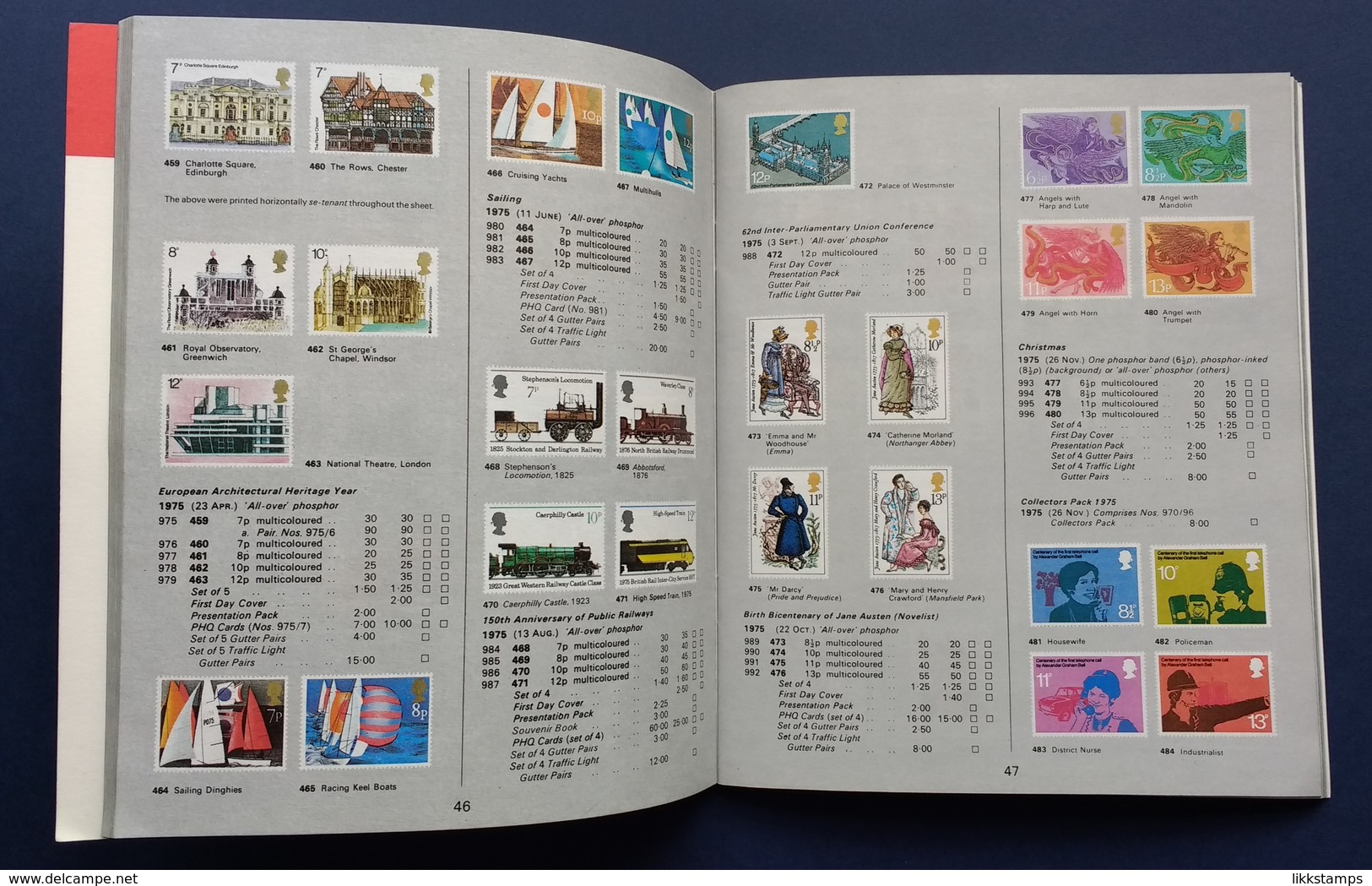 COLLECT BRITISH STAMPS 43rd EDITION ( A STANLEY GIBBONS CHECK LIST ) 1991 USED #L0100 (B7) - United Kingdom