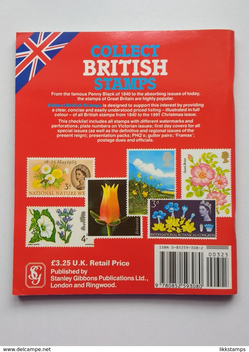 COLLECT BRITISH STAMPS 43rd EDITION ( A STANLEY GIBBONS CHECK LIST ) 1991 USED #L0100 (B7) - Gran Bretagna