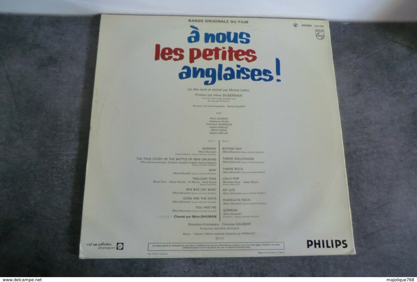 Disque - Mort Shuman - à Nous Les Petites Anglaises - Philips 9101028 - 1976 - Autres - Musique Française