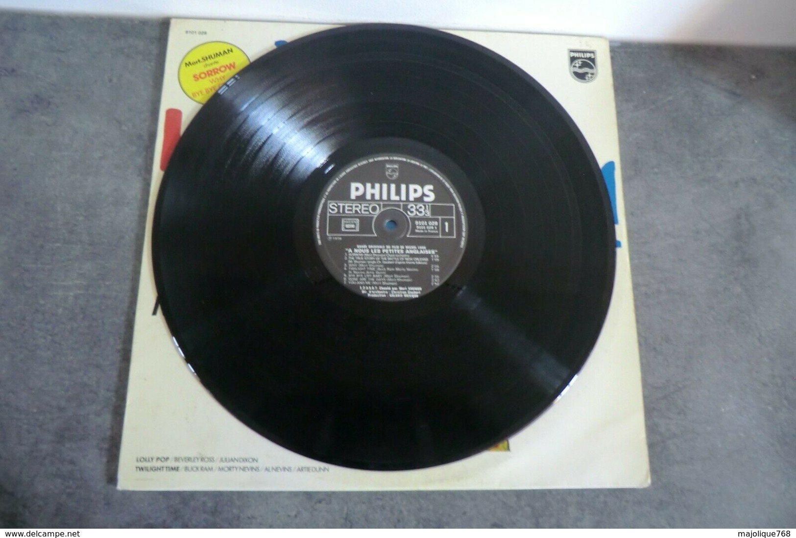 Disque - Mort Shuman - à Nous Les Petites Anglaises - Philips 9101028 - 1976 - Autres - Musique Française