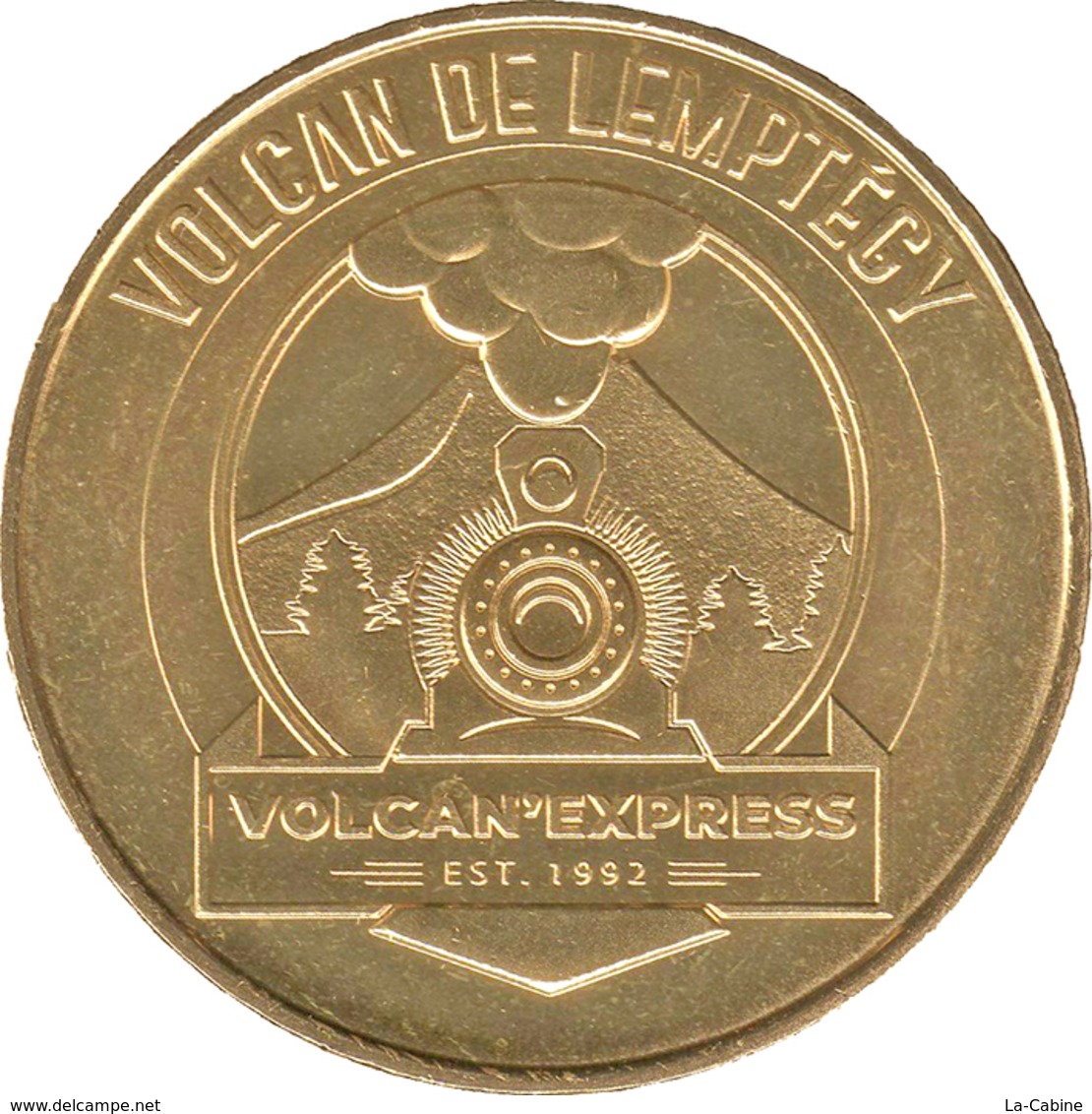 63 SAINT OURS LES ROCHES VOLCAN EXPRESS DE LEMPTÉGY MÉDAILLE MONNAIE DE PARIS 2019 JETON TOKEN MEDAL COIN - 2019