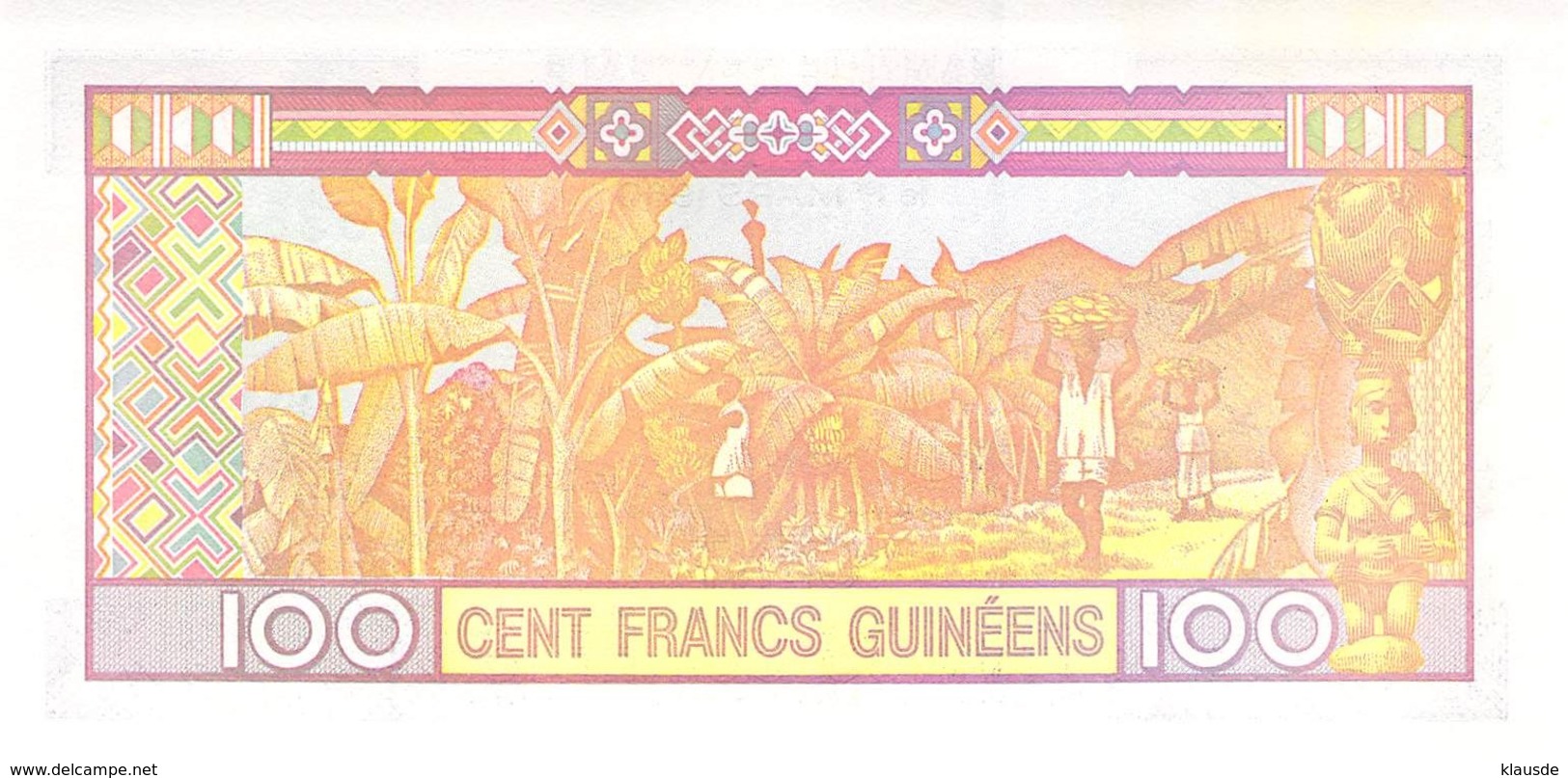 100 Cent Francs Guines 1960 UNC - Guinea