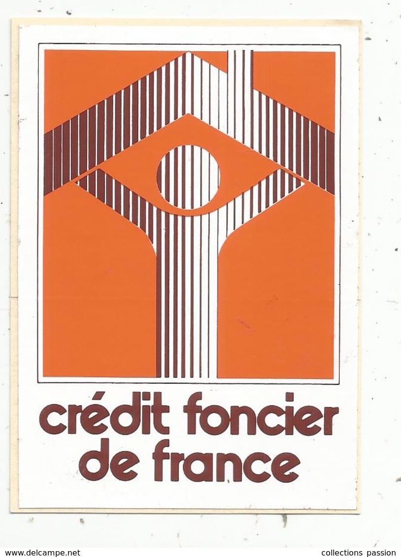 Autocollant , Banque ,  CREDIT FONCIER DE FRANCE - Adesivi