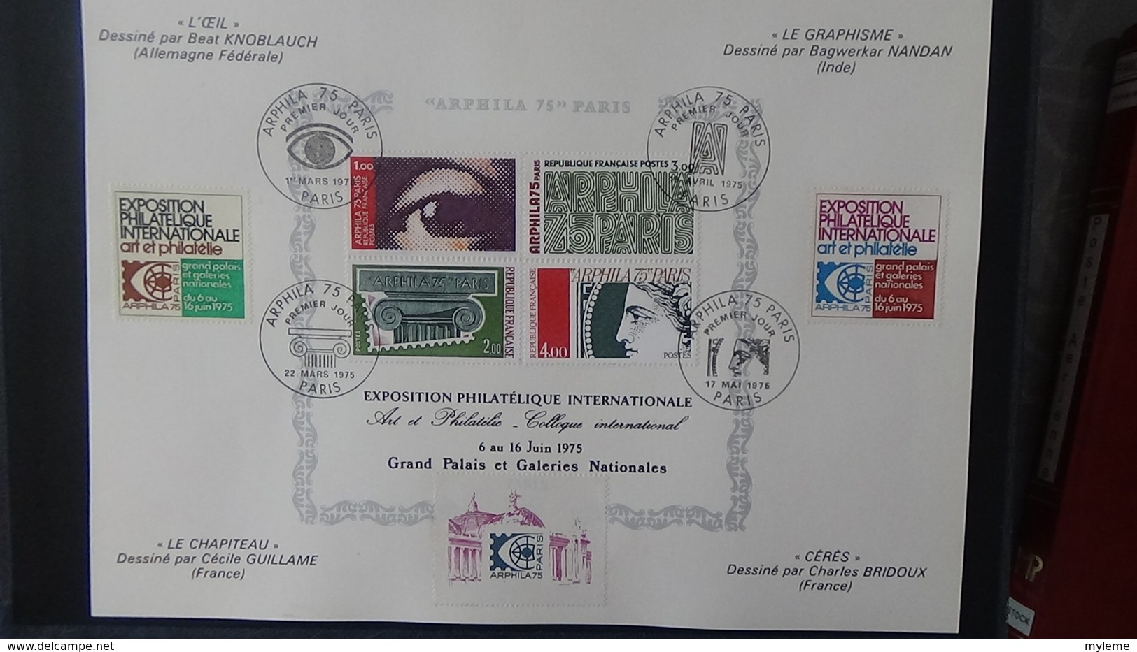 France timbres, blocs et carnets avec pour la plupart, de belles oblitérations. A saisir !!!