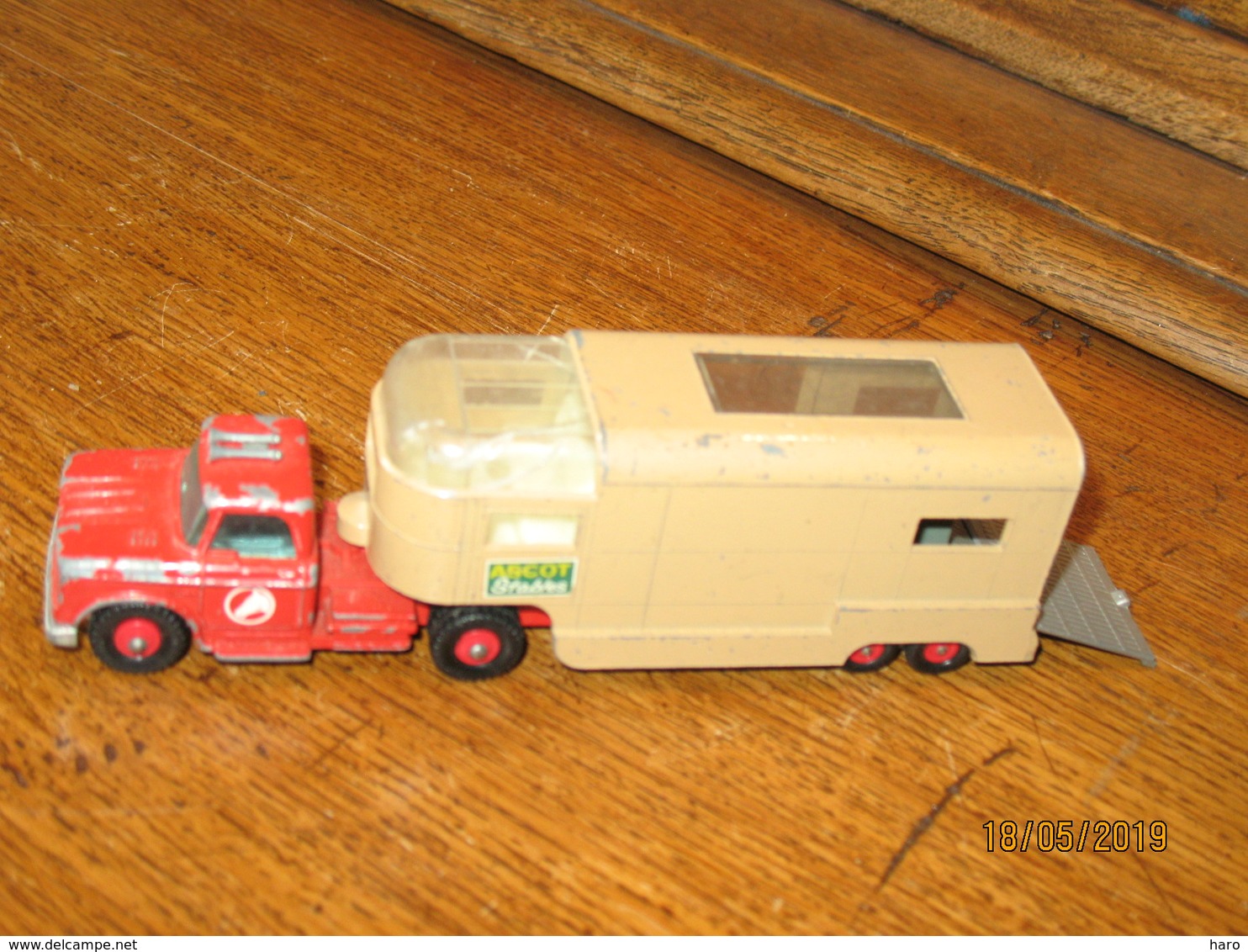 MATCHBOX - Lesney - K  18 Articuled Horse Box   - Etat D'usage SANS Les 3 Chevaux - Jeu, Jouet, Camion,... - Jouets Anciens