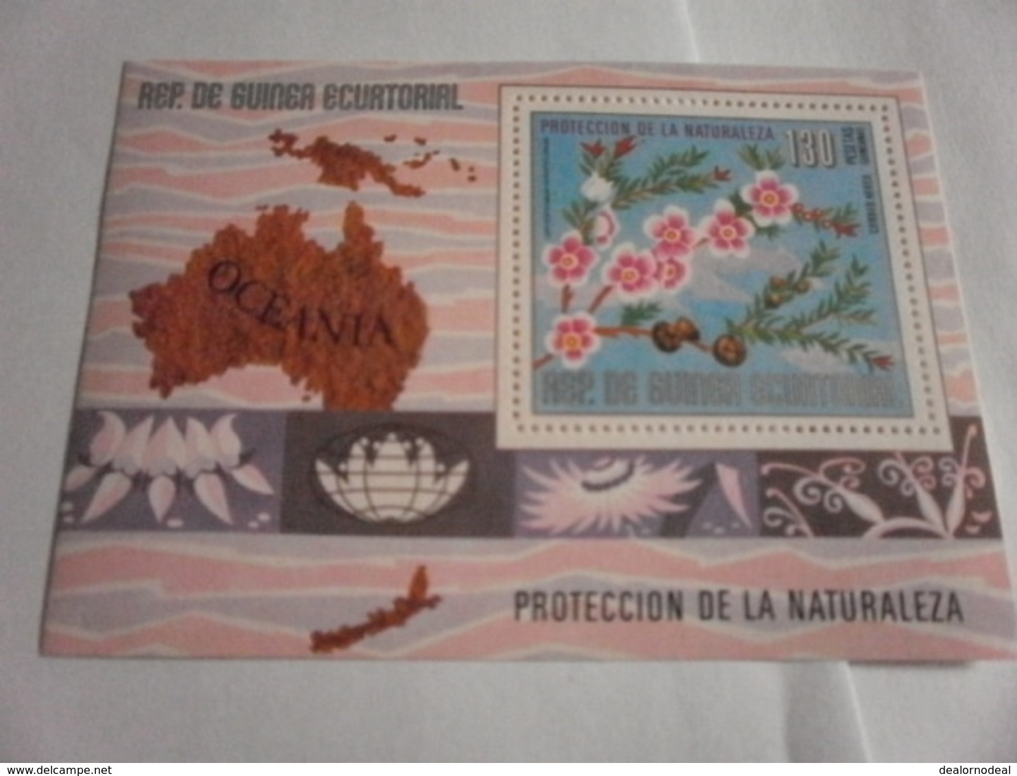 Miniature Sheet Perf Oceania Nature Protection - Equatorial Guinea