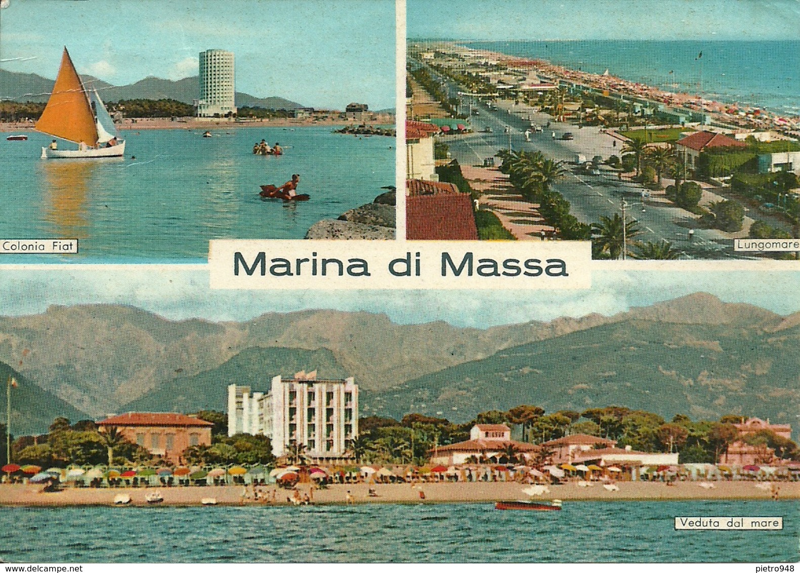 Marina Di Massa (Massa Carrara) Vedute E Scorci Panoramici, Panoramic Views, Vues Panoramiques - Massa