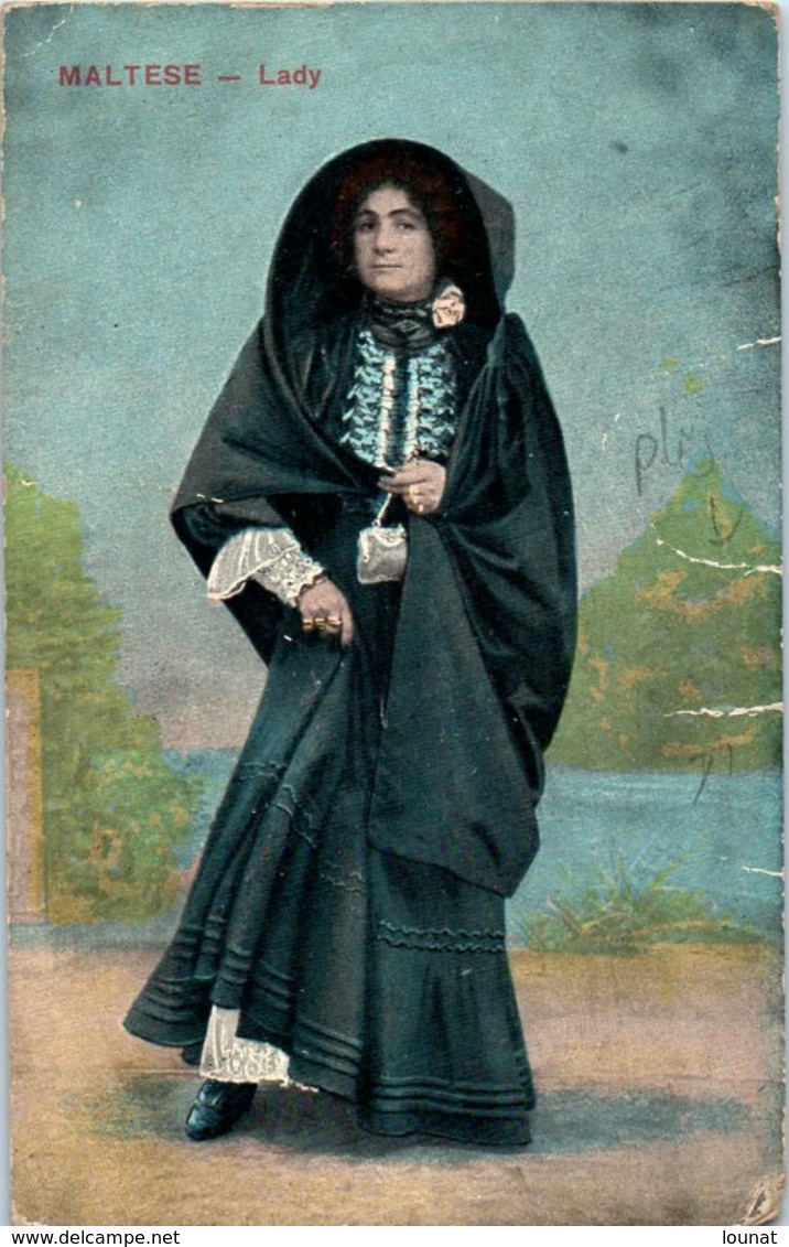 MALTE - MALTESE - Lady - Costume -  (état) - Malte