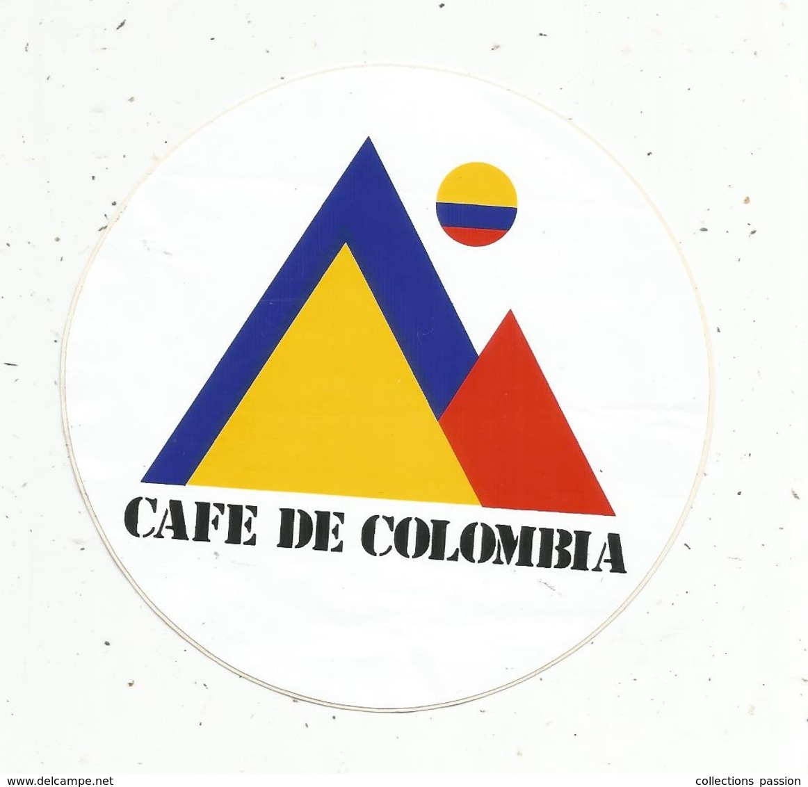 Autocollant , CAFE DE COLOMBIA - Adesivi