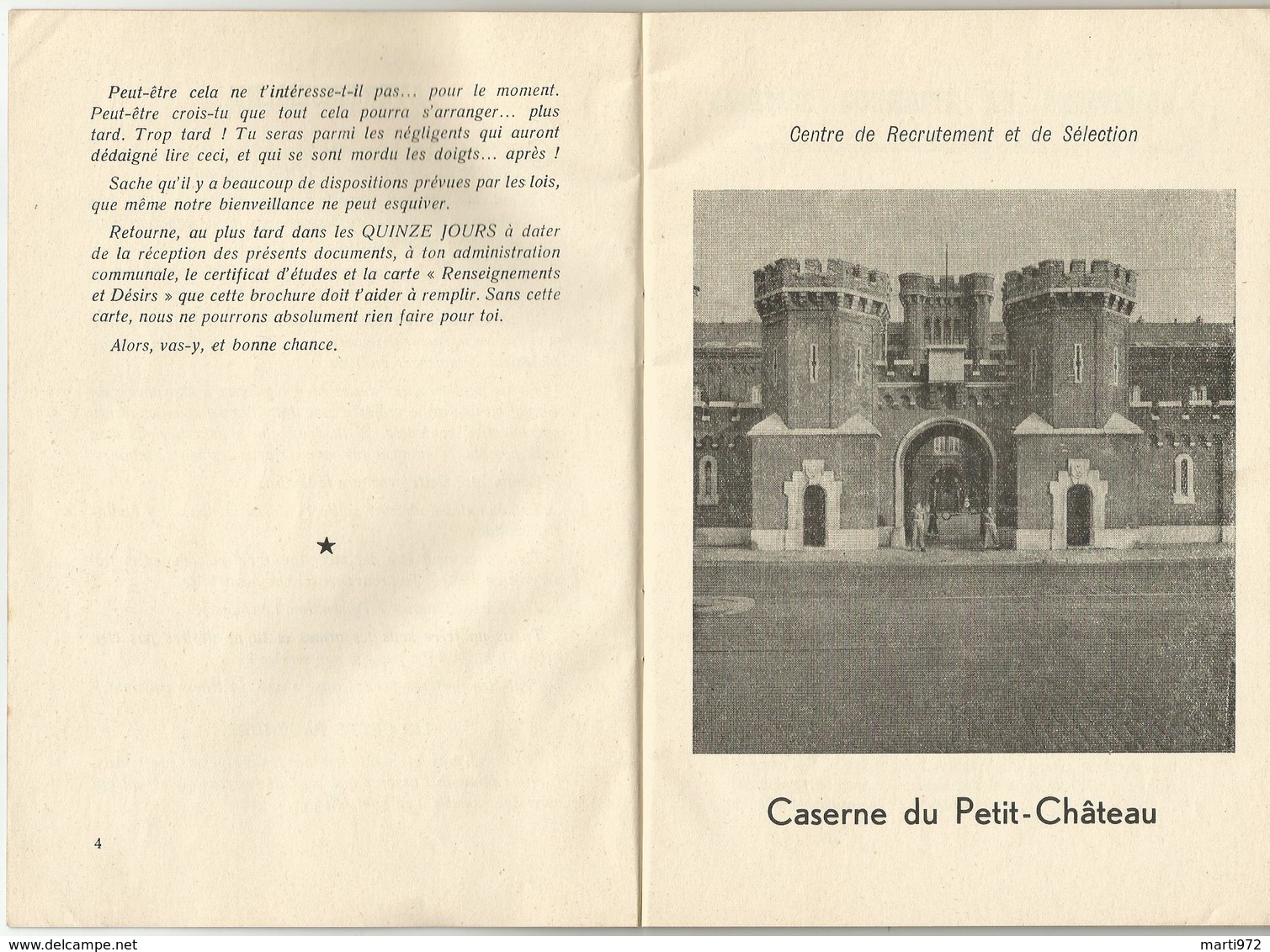 ABL Armée Belge Leger Bienvenue Aux Miliciens Levée 1961 Brochure  15 Photos Congo - Autres & Non Classés