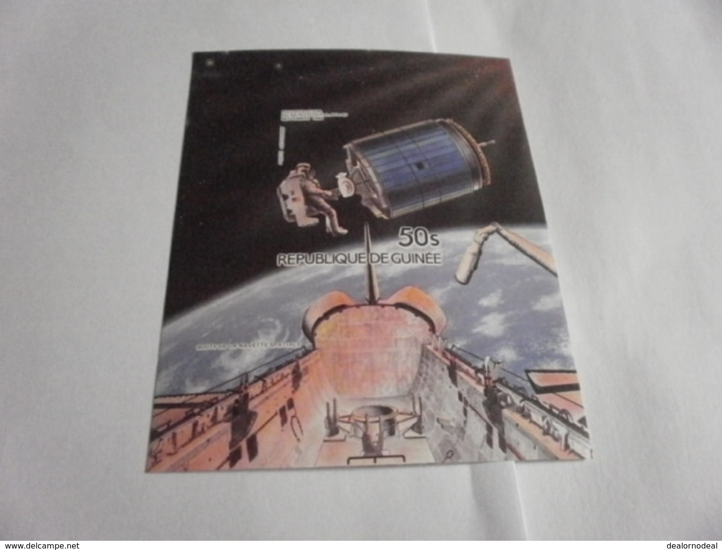 Miniature Sheet Imperf Space Exploration 1984 - Guinea (1958-...)