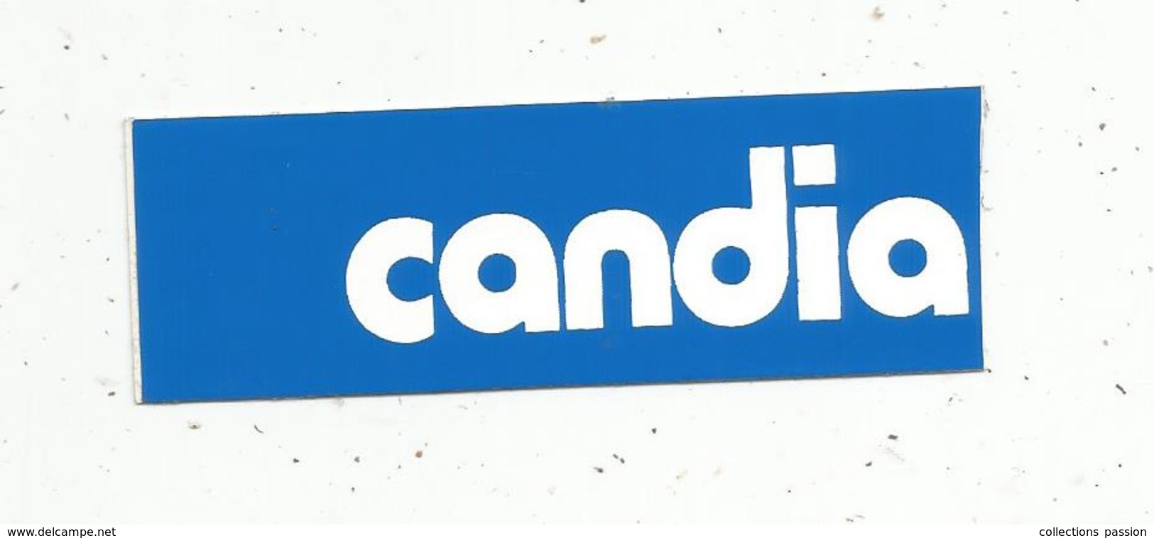 Autocollant , CANDIA , Fond Bleu - Stickers