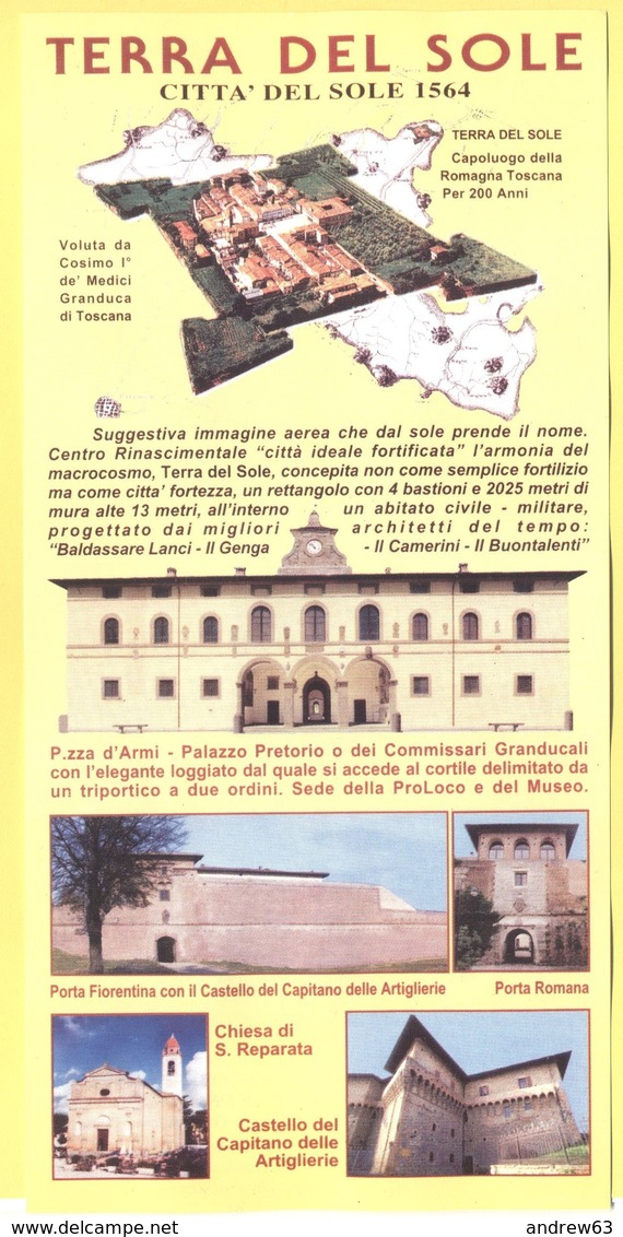 TERRA DEL SOLE - Città Del Sole 1564 - Capoluogo Della Romagna Toscana Per 200 Anni - Museo Dell'Uomo E Dell'Ambiente - - Pubblicitari
