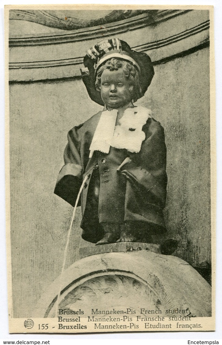 CPA - Carte Postale - Belgique - Bruxelles - Manneken-Pis - Etudiant (C8554) - Personnages Célèbres