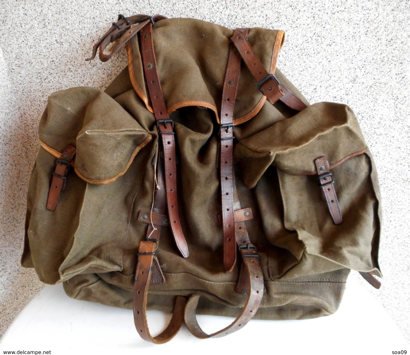 Sac à Dos Bergam Modèle 51 Daté 53 - Indochine / Algérie - Equipement