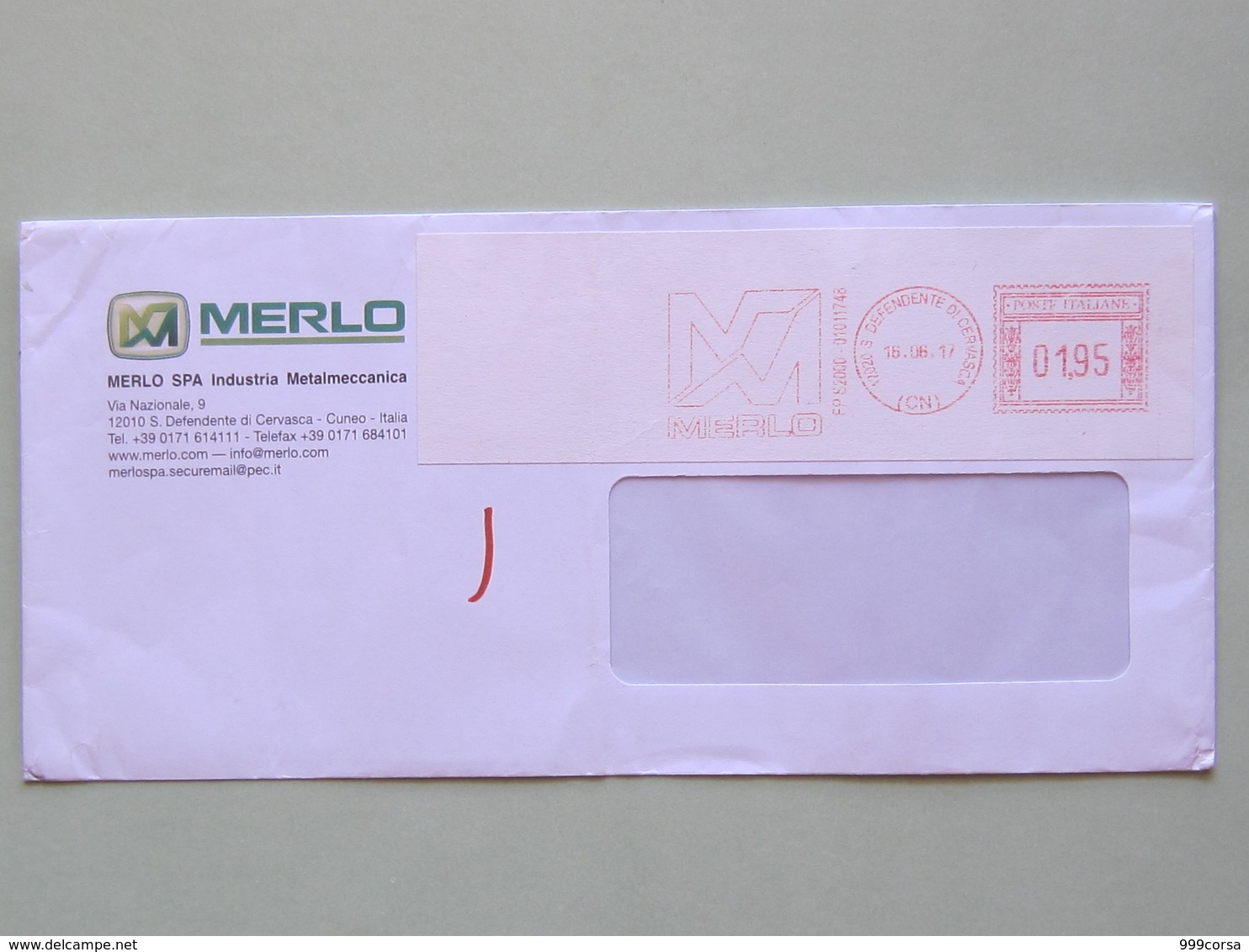 Industria Meccanica, Merlo, Carrelli Elevatori, 16-6-17 (A), Ema, Meter, Absender Freistempel, Affrancatura Meccanica - Factories & Industries