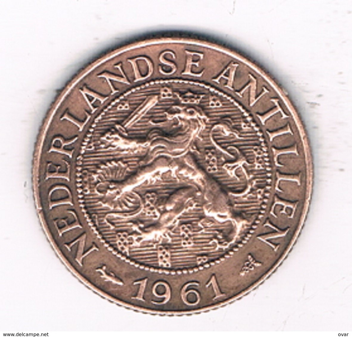 1 CENT 1961 NEDERLANDSE ANTILLEN /4147/ - Antilles Néerlandaises