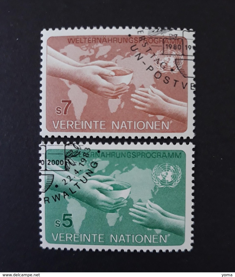 N° 32 Et 33       Programme Alimentaire Mondial - Used Stamps