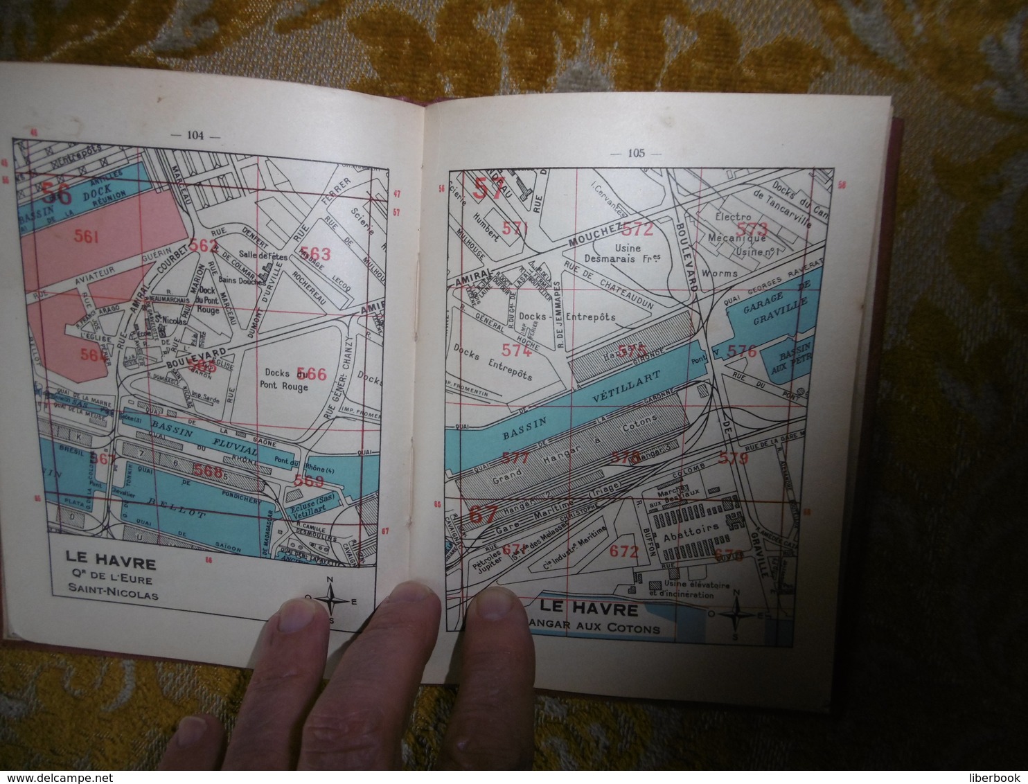 MICAUX : LE HAVRE En POCHE 1949 , PLAN GUIDE Avec Répertoire Des Rues - Normandie