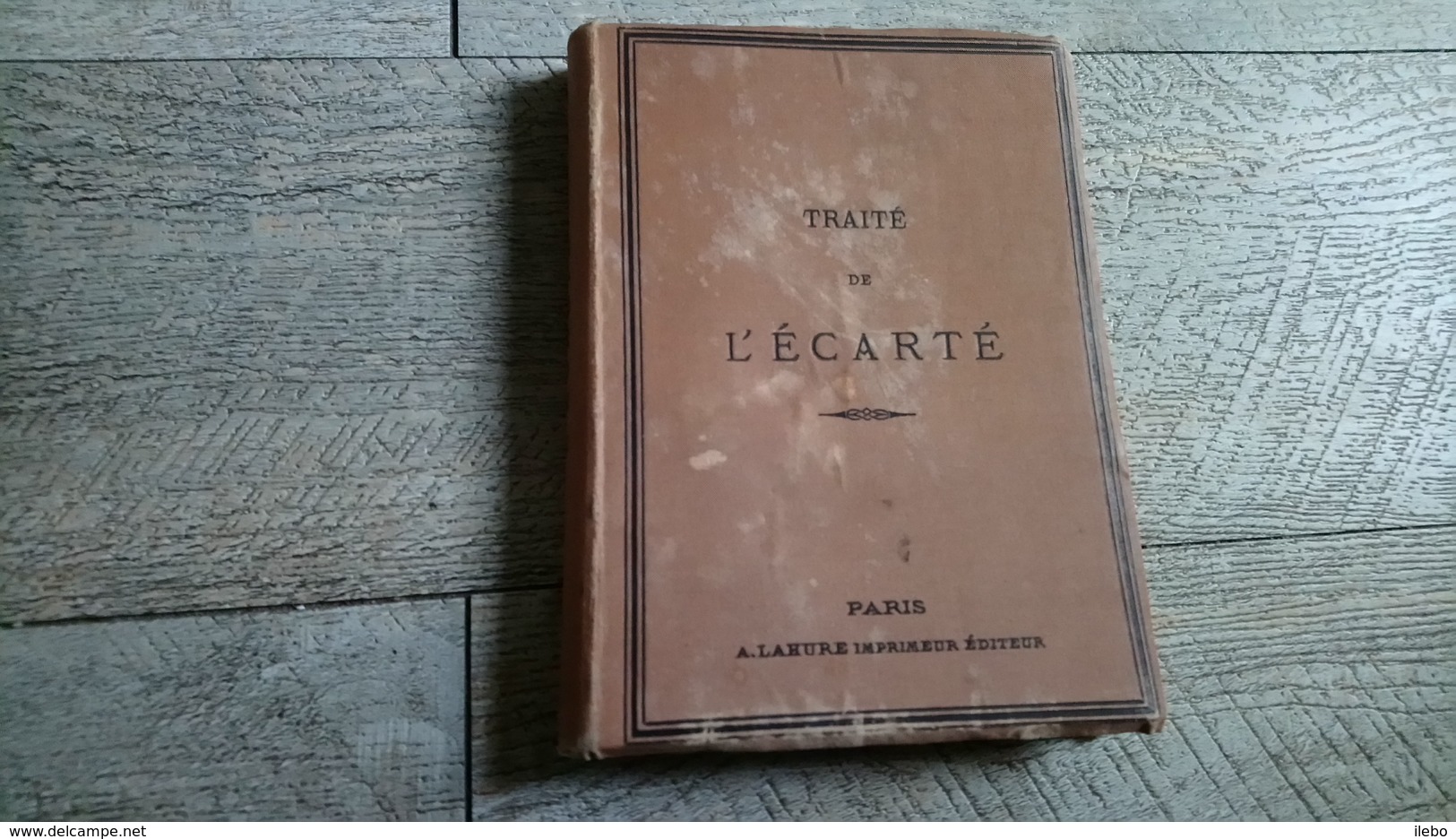 Traité Mathématique De L'écarté De émile Dormoy 1887 Préface De Francisque Sarcey Jeu De Cartes - Palour Games