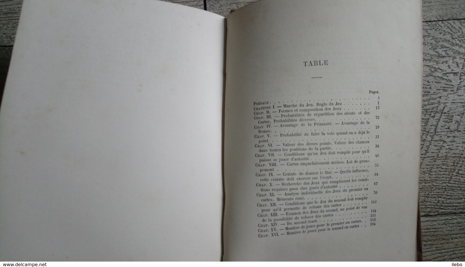 Traité Mathématique De L'écarté De émile Dormoy 1887 Préface De Francisque Sarcey Jeu De Cartes - Jeux De Société