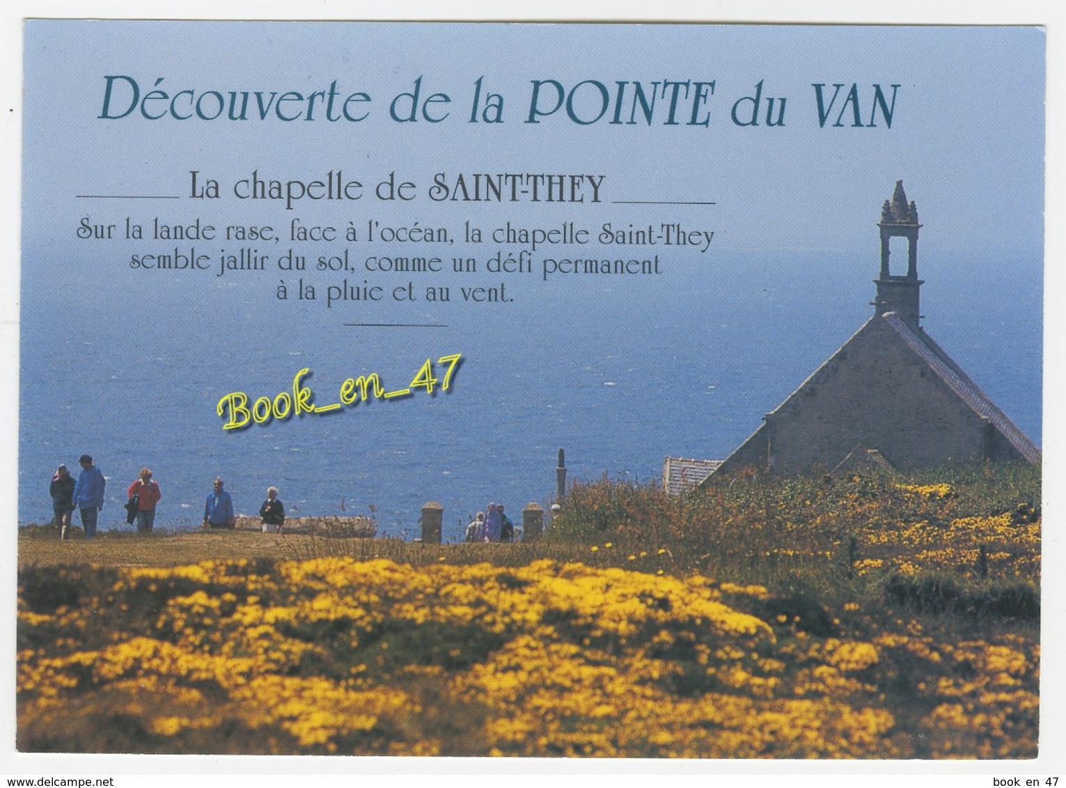 {80669} 29 Finistère Cléden Cap Sizun , La Chapelle Saint They , Sur Les Falaises De La Pointe Du Van ; Animée - Cléden-Cap-Sizun