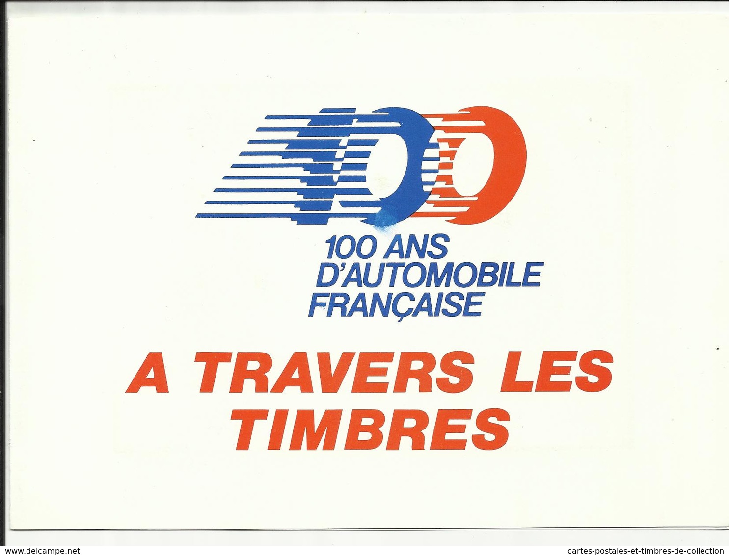 Feuillet De L' Exposition Philatélique , 100 Ans D' Automobile Française , 06.10..1984 , N° YT 2341 - Esposizioni Filateliche