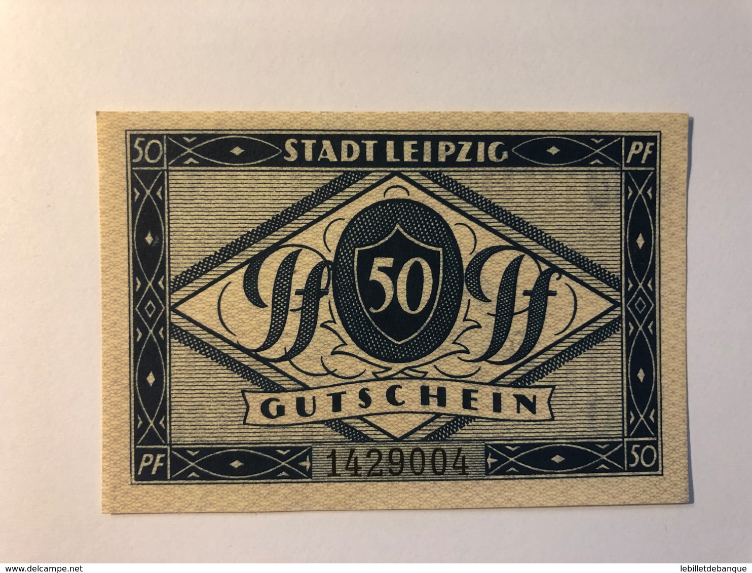 Allemagne Notgeld Leipzig 50 Pfennig - Collections