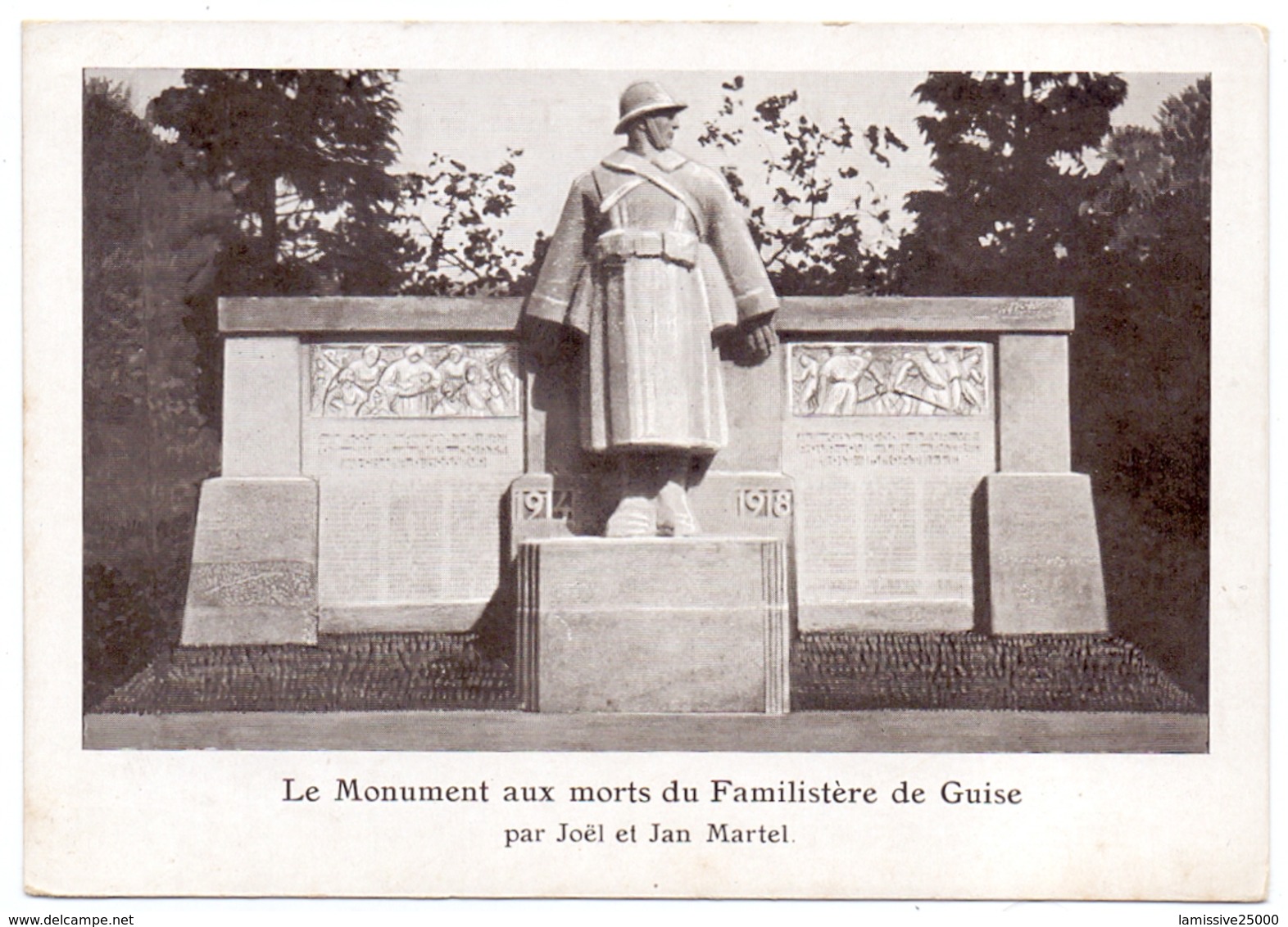 Aisne Guise  Monument Aux Morts Du Familistère - Guise