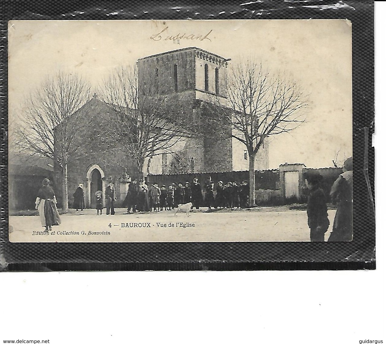 17-LUSSANT-( Tonnay-Charente) )-Beau Plan Animé De L'Eglise De BAUROUX - Autres & Non Classés