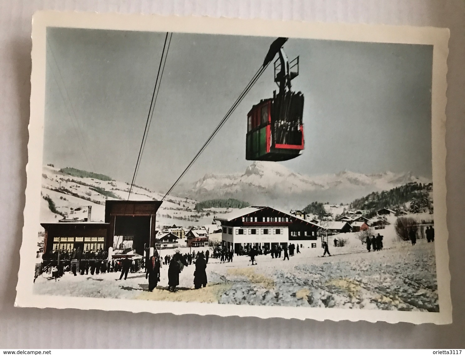 MEGEVE Le Téléphérique De Rochebrune La Gare De Départ - Megève