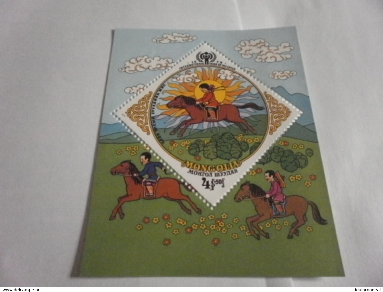 Miniature Sheet Perf International Year Of The Child 1979 - Mongolia