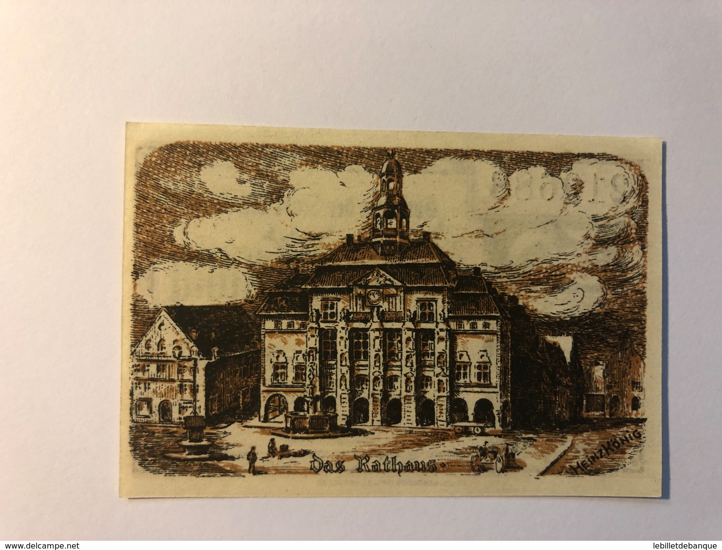 Allemagne Notgeld Luneburg 50 Pfennig - Colecciones