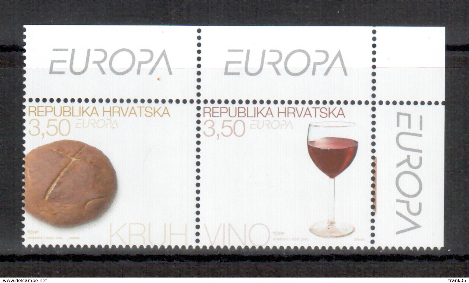 Kroatien / Croatia / Croatie 2005 Paar/pair EUROPA ** - 2005