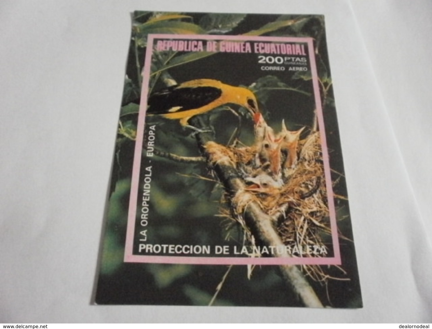 Miniature Sheet Imperf Birds Nature Protection - Guinea Ecuatorial