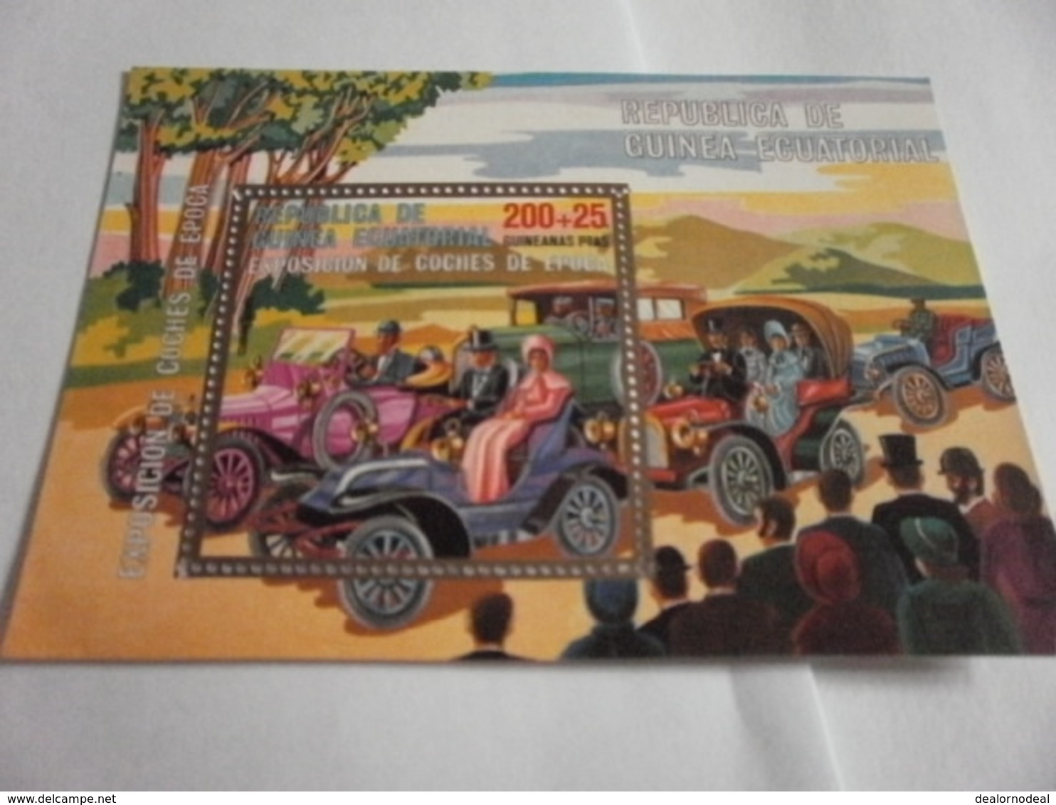 Miniature Sheet Perf Cars Expo - Equatorial Guinea
