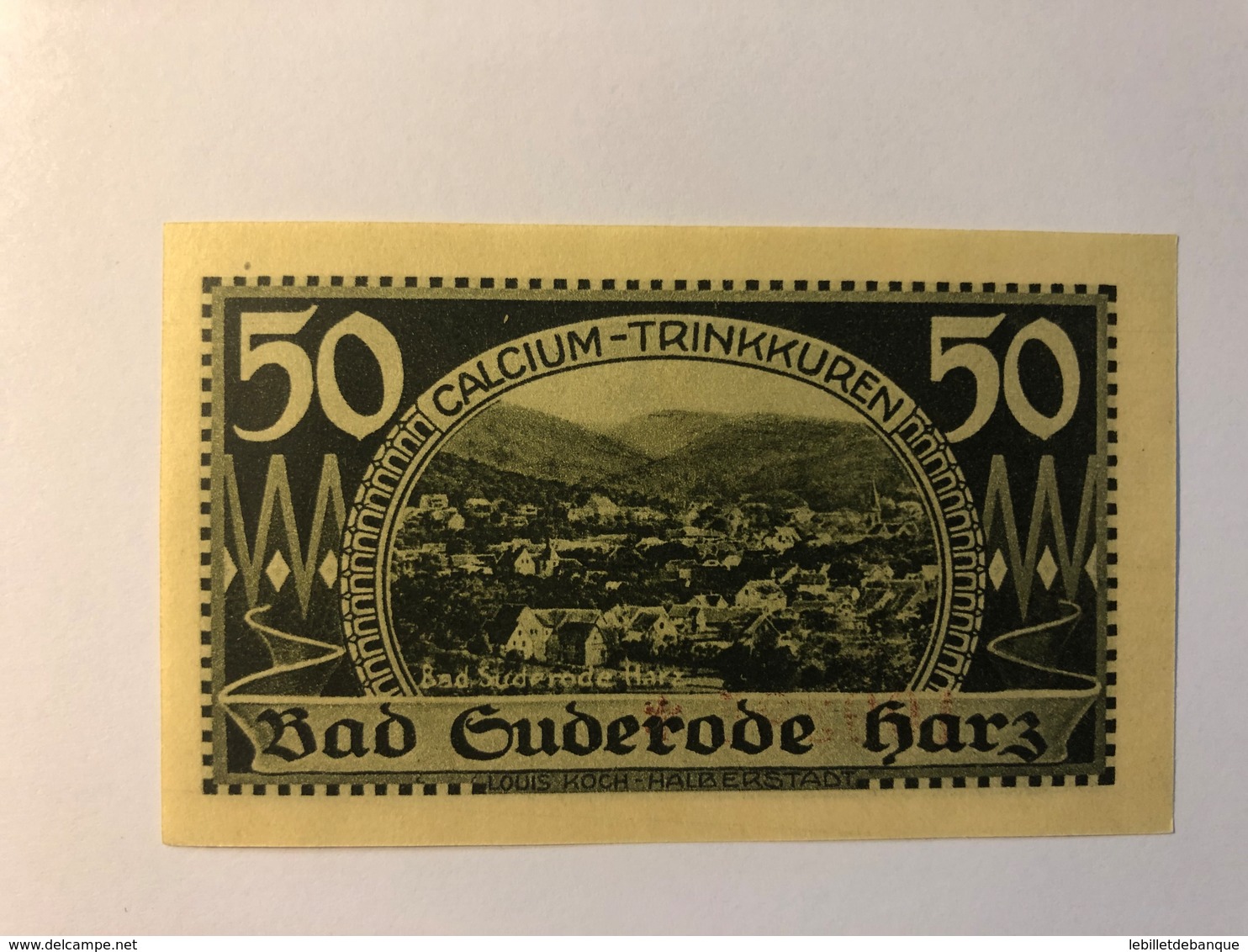 Allemagne Notgeld Suderode 50 Pfennig - Collections