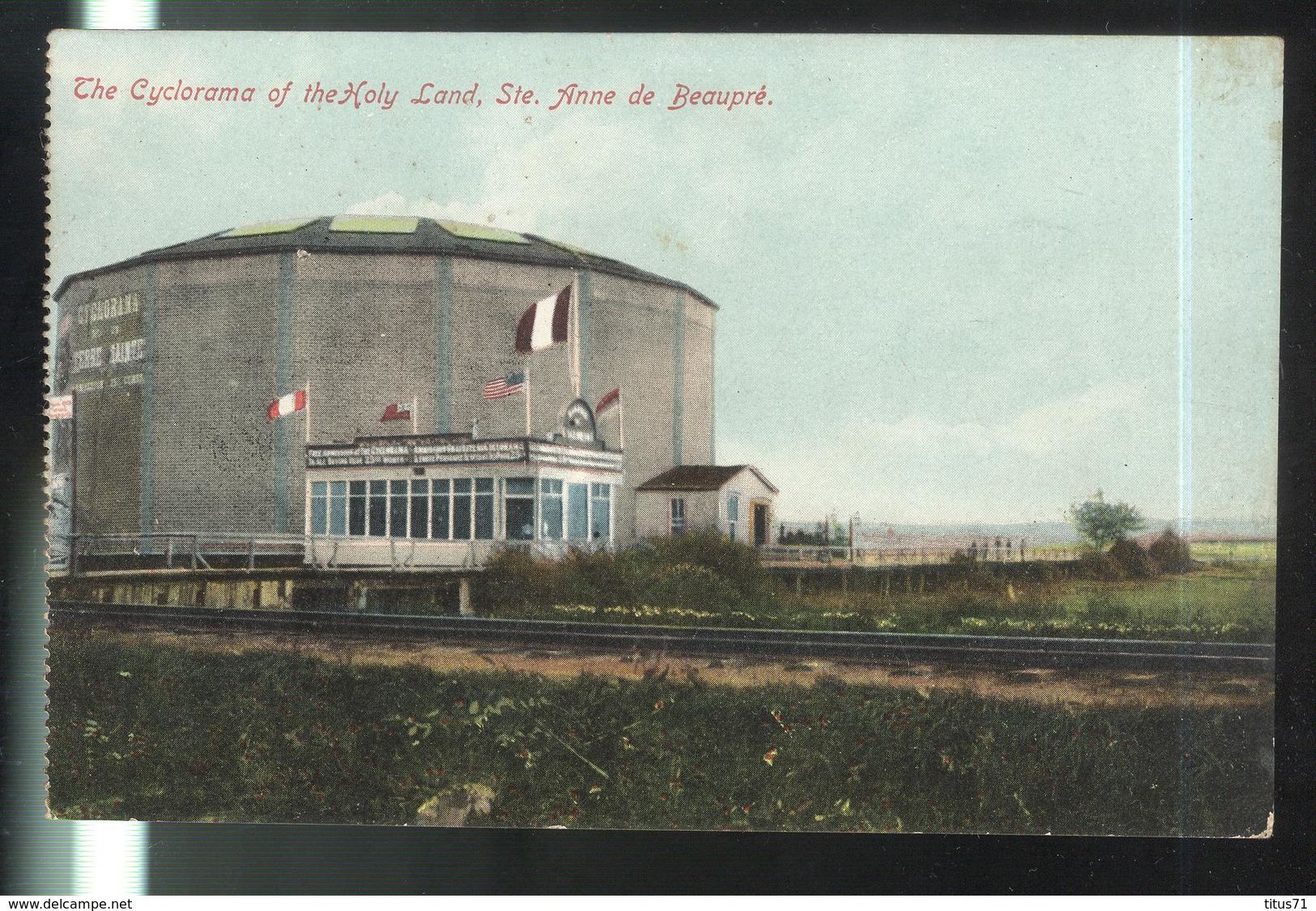 CPA Québec Sainte Anne De Beaupré , The Cyclorama Of The Holy Land - Ste. Anne De Beaupré