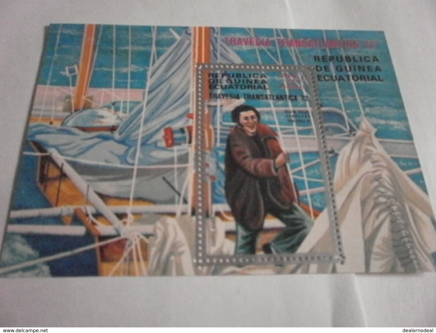 Miniature Sheet Perf Transatlantic Travel - Equatorial Guinea