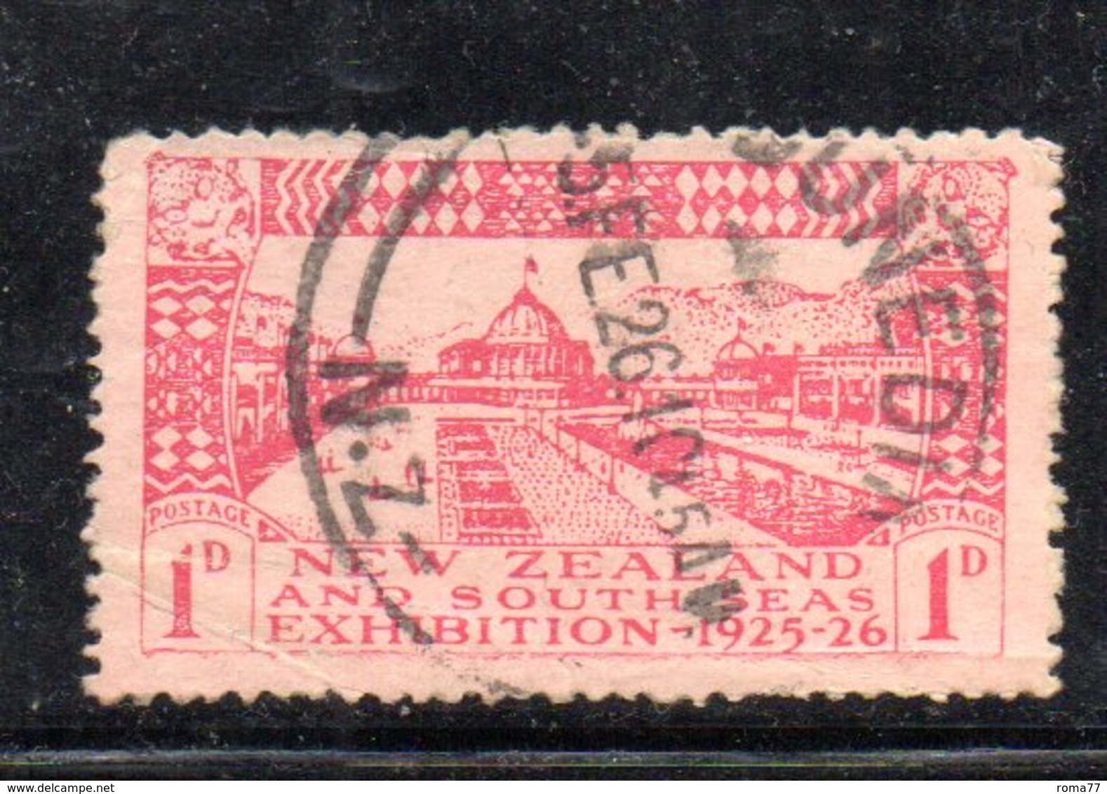 APR1087 - NEW NUOVA ZELANDA 1925 ,   Yvert  N. 181  Usato (2380A) Dunedin - Usati