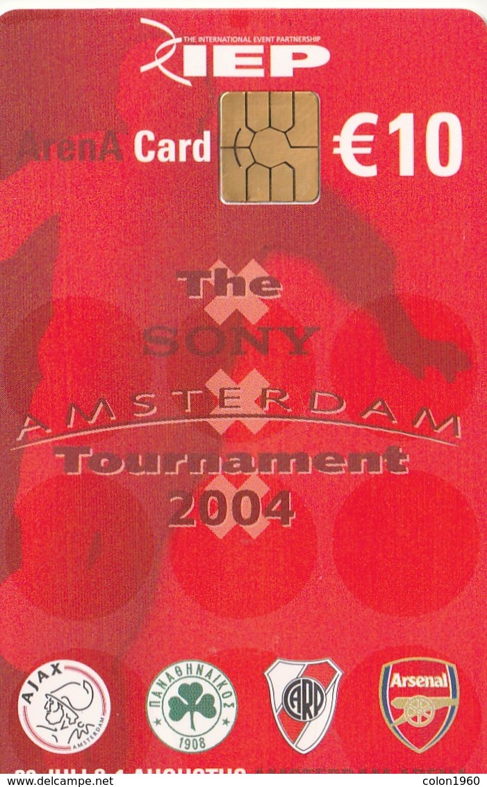 TARJETA FUNCIONAL DE AMSTERDAM ARENA CARD DE HOLANDA (CHIP), FUTBOL. Sony Amsterdam Tournament 2004.  A063.02 (199) - Otros & Sin Clasificación