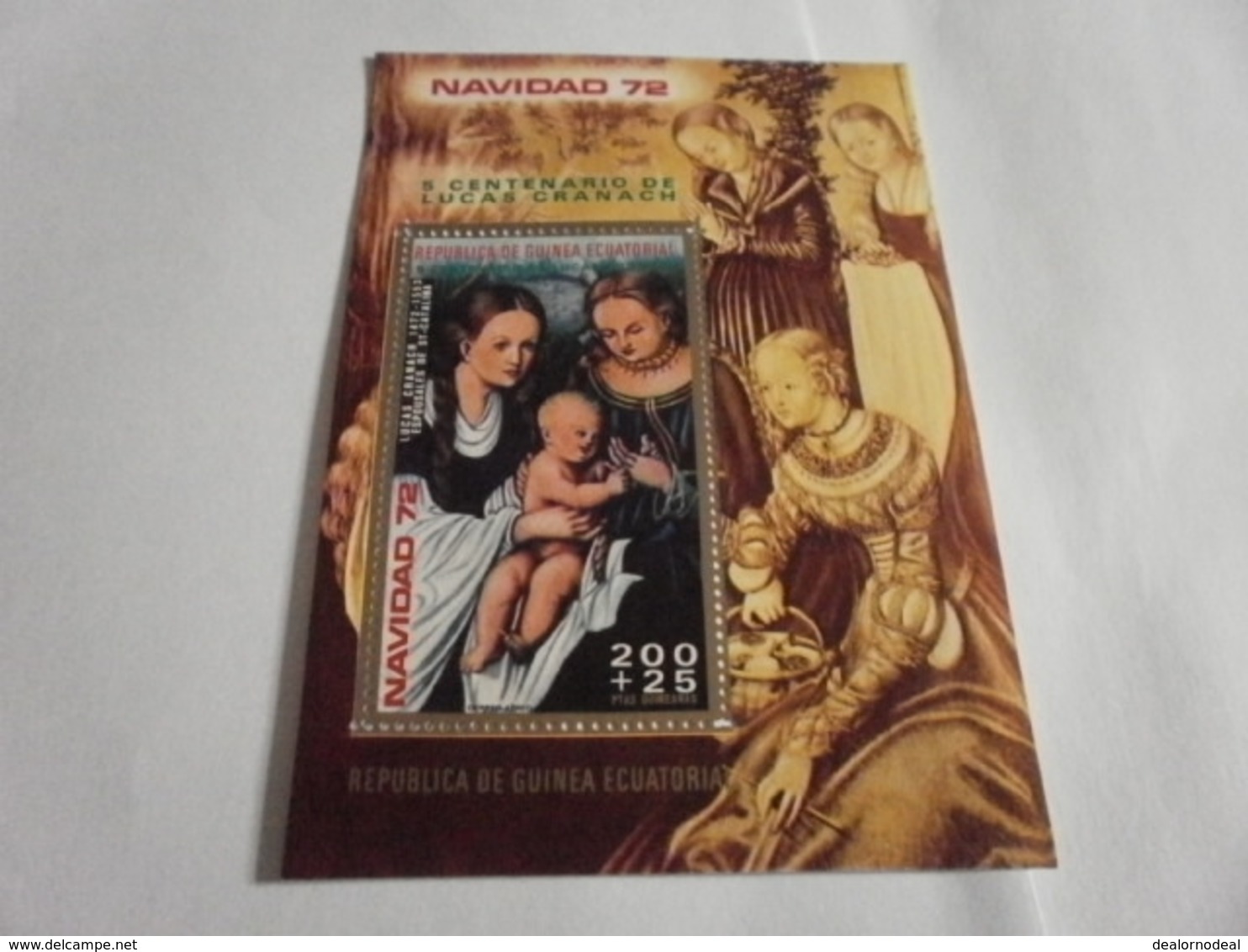 Miniature Sheet Perf Nativity 1972 - Equatorial Guinea