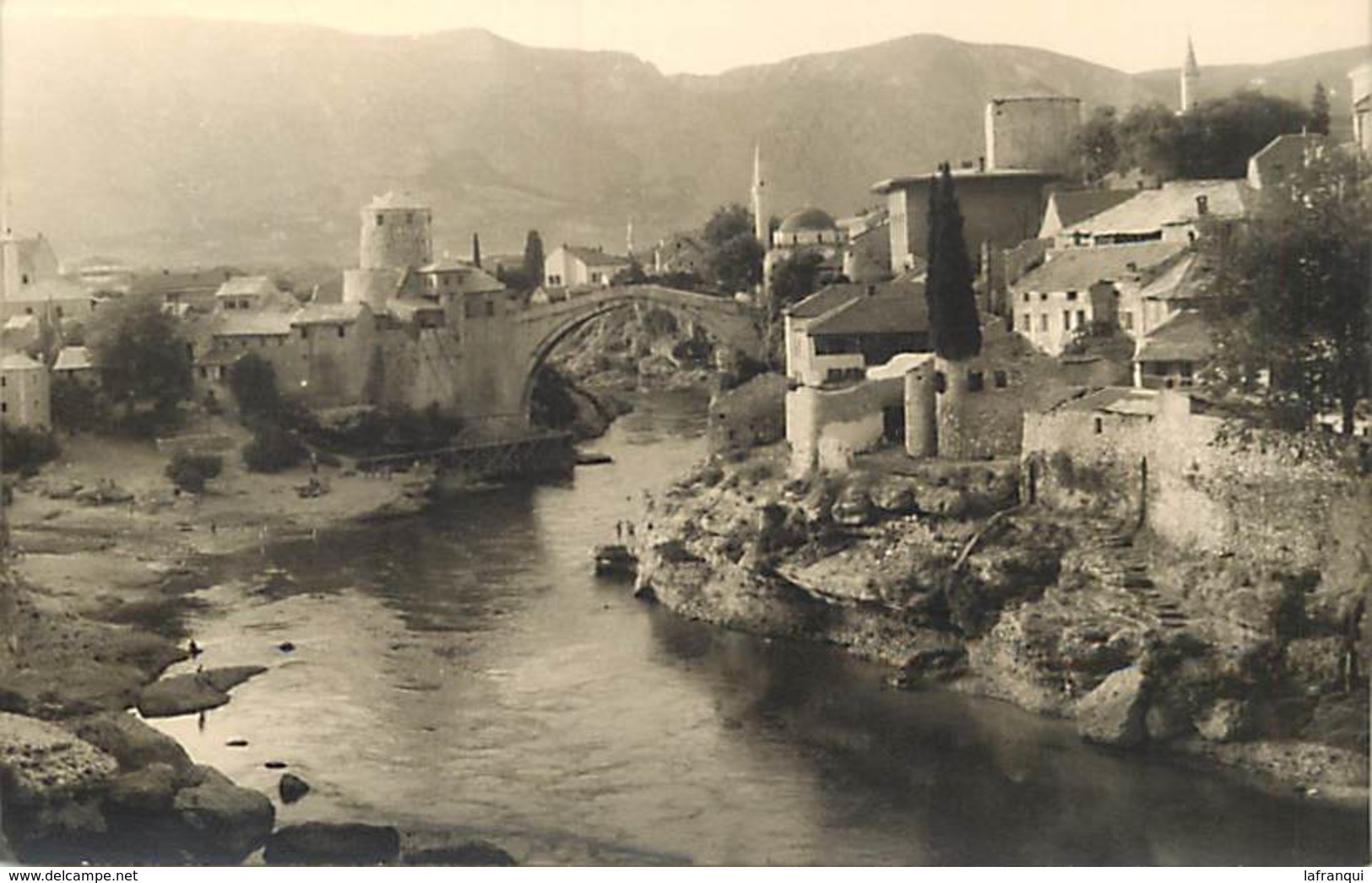 Pays Div -ref T616- Bosnie Herzegovine -carte Photo - Photo Postcard - Mostar  - - Bosnie-Herzegovine