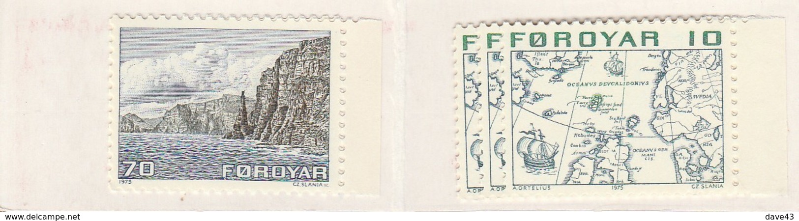 1975 1st Faroe Booklet? 2K 2x70o SG10 + 6x10o SG7 Stamps - Faroe Islands