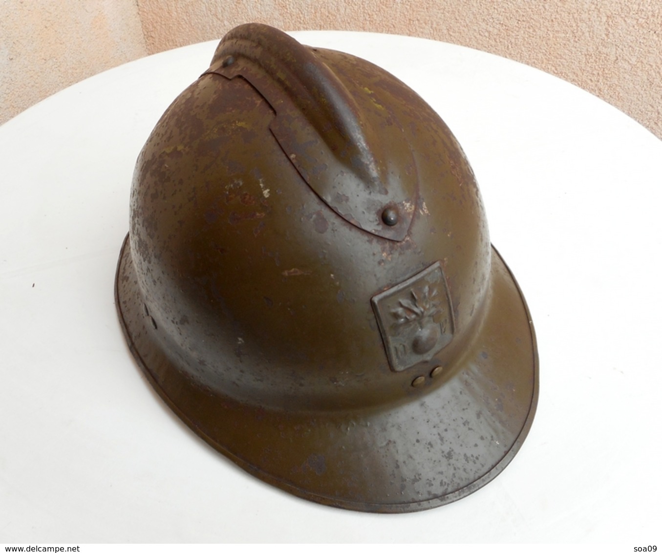 Casque Adrian Modèle 26 DP Défense Passive WW2 - Casques & Coiffures