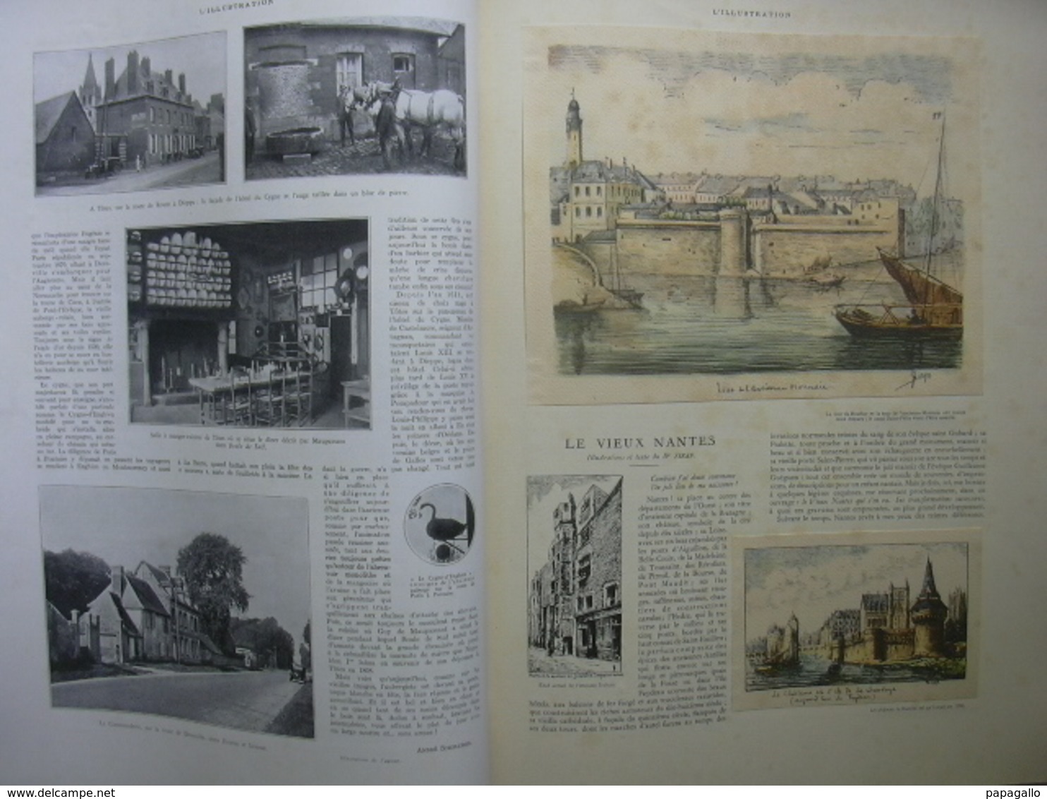 L'ILLUSTRATION 4674 L'AUTOMOBILE ET LE TOURISME/ NANTES/ DRAMONT/ L'ALLIER VELLAVE/ VALBONNAIS / VERSAILLES/ - L'Illustration