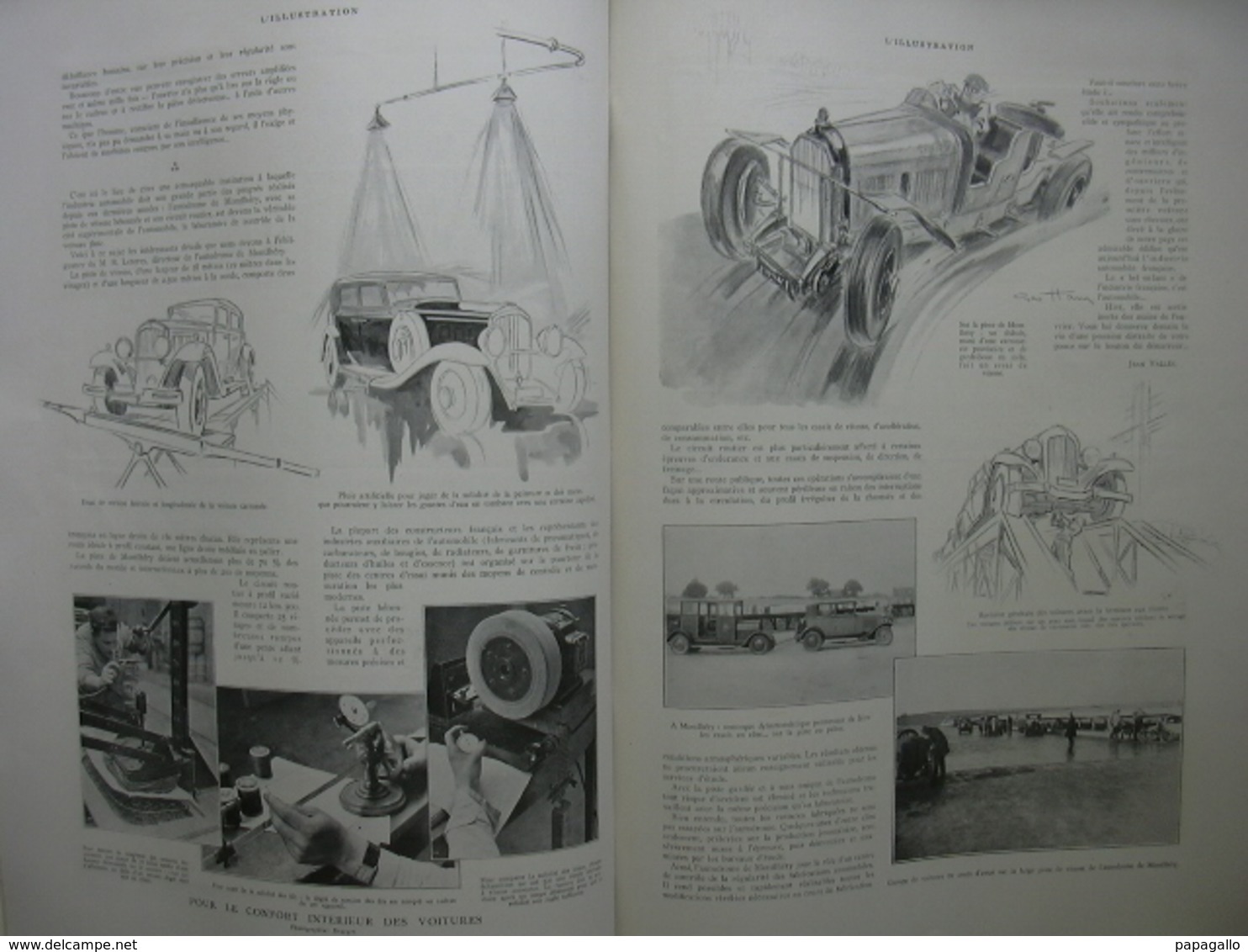 L'ILLUSTRATION 4674 L'AUTOMOBILE ET LE TOURISME/ NANTES/ DRAMONT/ L'ALLIER VELLAVE/ VALBONNAIS / VERSAILLES/ - L'Illustration