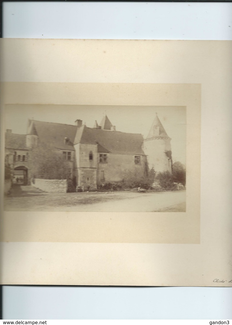 PHOTOGRAPHIE  Très  Ancienne  Du    Château  De    CHEMERY -     Cliché  LEMAIRE -  N1 - Autres & Non Classés