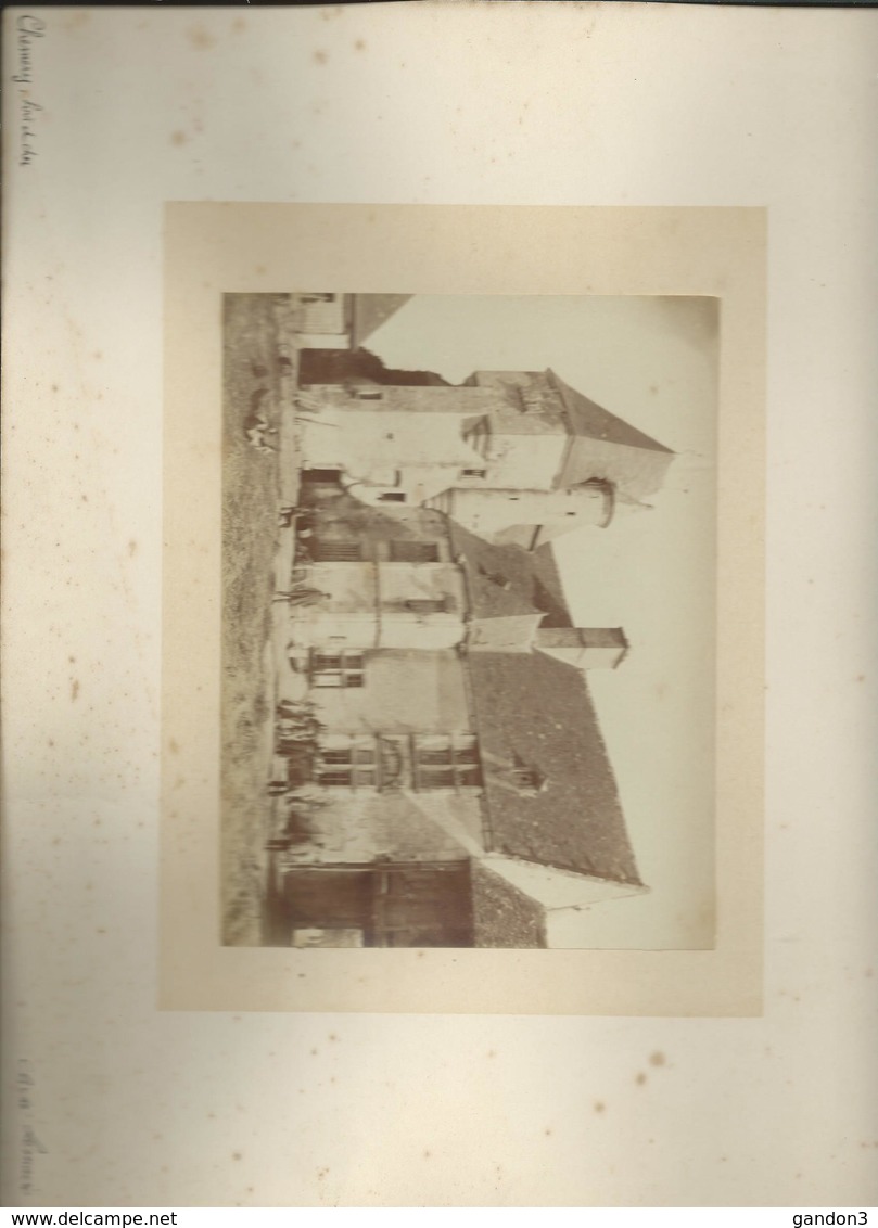 PHOTOGRAPHIE  Très  Ancienne  Du    Château  De    CHEMERY -     Cliché  LEMAIRE -  N 2 - Autres & Non Classés